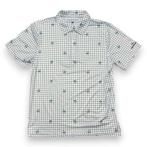 Simply Southern Men's Pattern Polo Size Medium - Picture 1 of 5